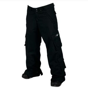 New Burton Stow Cargo Pants in true black size XL